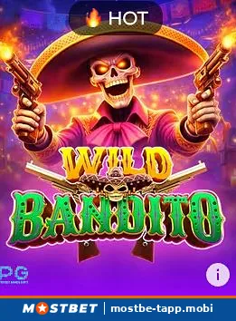 Слот Wild Bandito от PG Soft в приложении Mostbet